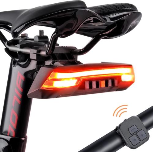 Vernetztes Rücklicht Für Fahrräder Mit Drahtloser Fernbedienung, Intelligenter Bremse Und Usb-ladefunktion, Warnlicht Für Radfahrer