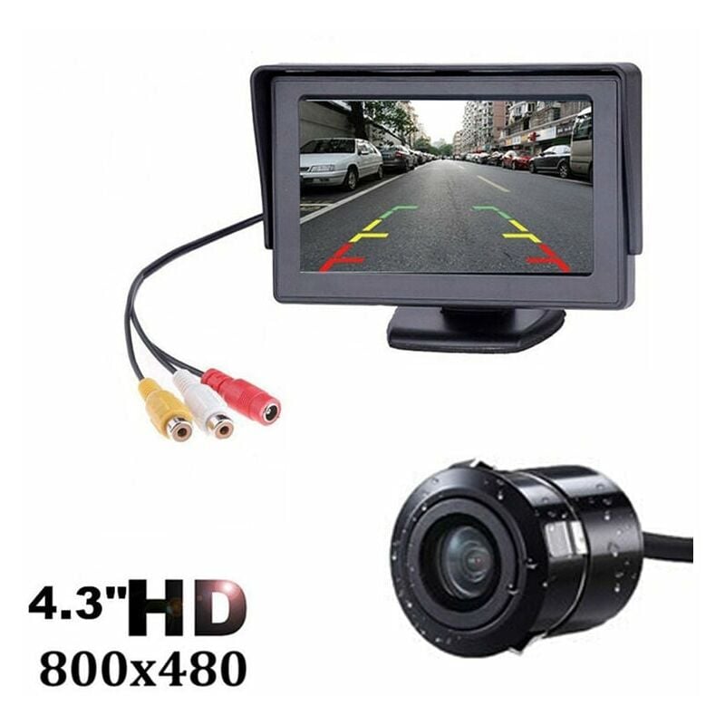 Kabelloses Rückfahrkamera-set Für Pkw, Lkw, Transporter, Pickups Und Wohnmobile – 4,3-zoll-bildschirm Für Die Rückansicht