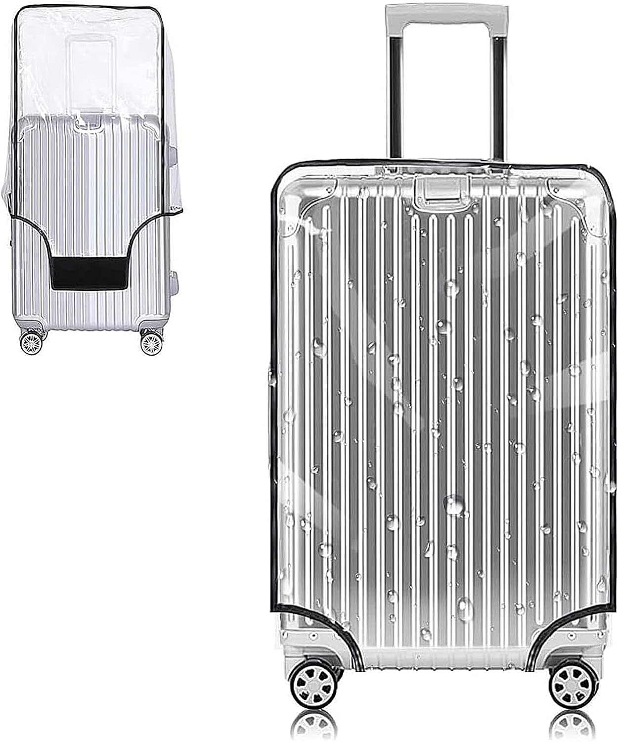 Transparente Pvc-schutzhülle Für 28-zoll-koffer, Schutzhülle Für Rollkoffer (28 Zoll (24,80 Zoll H X 19,90 Zoll L X 12,40 Zoll B))