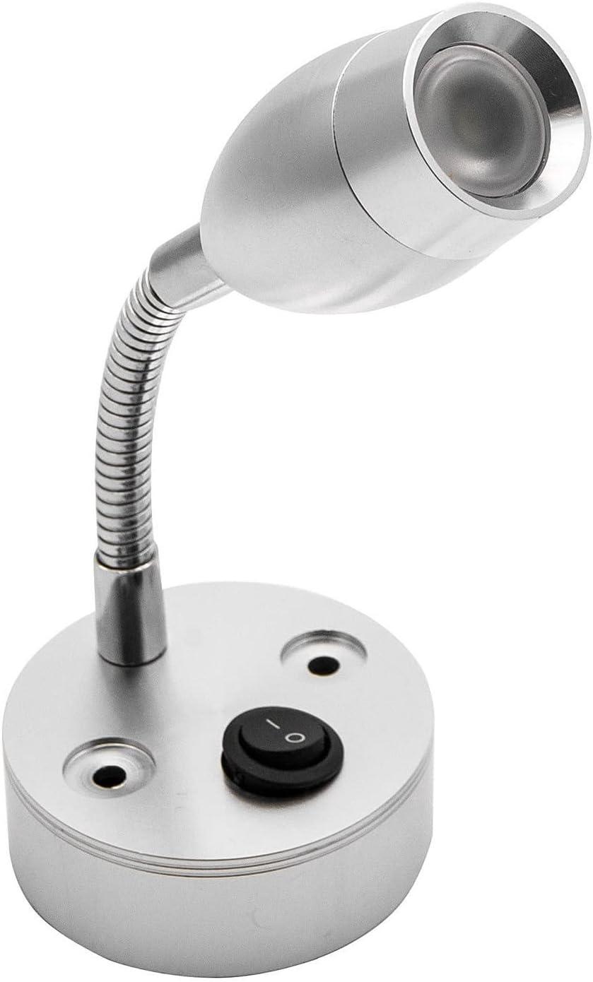 Verstellbare 12v-led-lichtleiste Mit Schalter Für Wohnmobile, Wohnwagen, Transporter, Boote Und Campingbusse, Warmweißes Licht