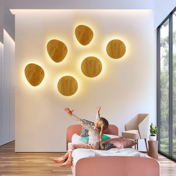 Designer-led-wandleuchte Aus Holz, Moderne Innenbeleuchtung, Augenschonende Wandleuchte, 8 W