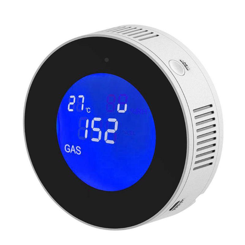 Erdgas- Und Propangasdetektor 2.0 Mit Lcd-display. Gasleckmelder Für Haus, Küche, Wohnmobil, Caravan Und Freizeitfahrzeug. Steckergeeigneter Sensor Für Flüssiggas (lpg), Erdgas (lng), Methan Und Butan