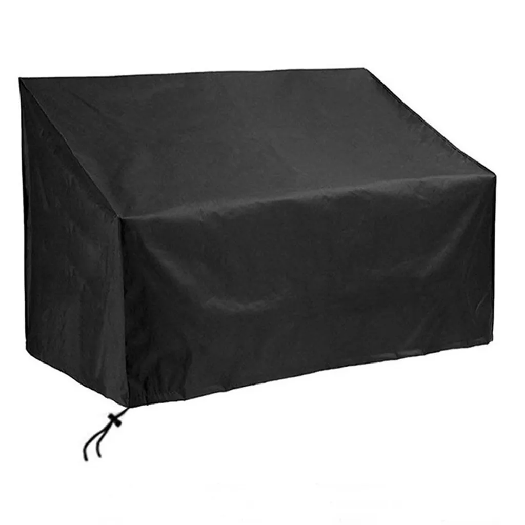 Wasserdichte Schutzhülle Für 2-sitzer-gartenbänke Aus Robustem 210d Oxford-gewebe Mit Pvc-beschichtung – Gartenbankschutz – 134 X 66 X 89 Cm
