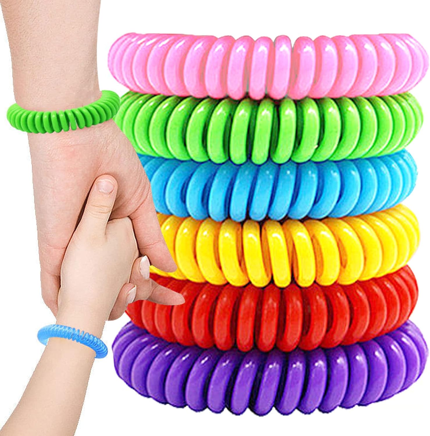 18 Mückenschutzarmbänder, Natürliche, Chemikalienfreie Armbänder, Für Kinder Und Erwachsene, Zur Verwendung Im Innen- Und Außenbereich