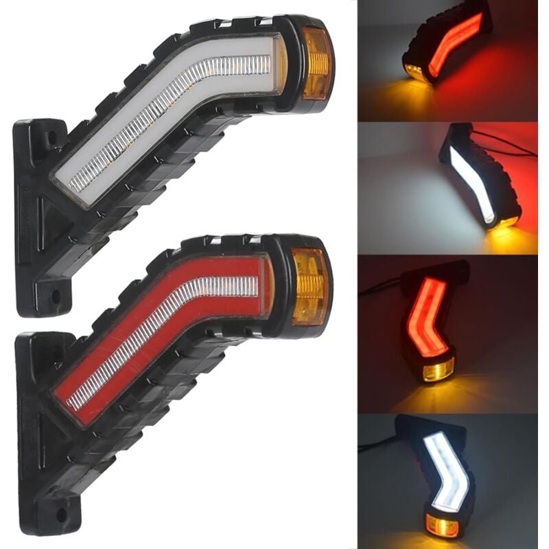 Led-seitenmarkierungsleuchten (12/24 V), Universelle Markierungsleuchten Für Pkw, Suv, Lkw, Bus, Wohnwagen, Boot, Anhänger