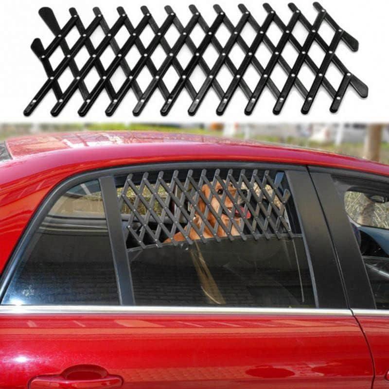 Einziehbares Fenstergitter Für Haustiere (klein 24,3 X 11,4 X 1,2 Cm), Lüftungsgitter Für Die Heckscheibe Des Wohnwagens, Universell Verstellbarer Sicherheitsverschluss, Erweiterbarer Zaun