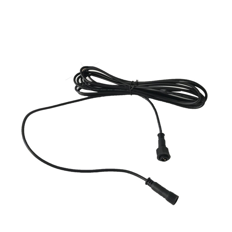 Verlängerungskabel Für Außenbeleuchtung, 2-polige Stecker/buchsen, 10 M, Schutzart Ip67, Wasserdicht, Einfache Installation, Schwer Entflammbares Pvc, Für Den Garten