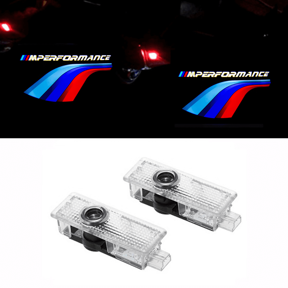 2x Led-türleuchten Für Bmw Mit Beleuchtetem Logo