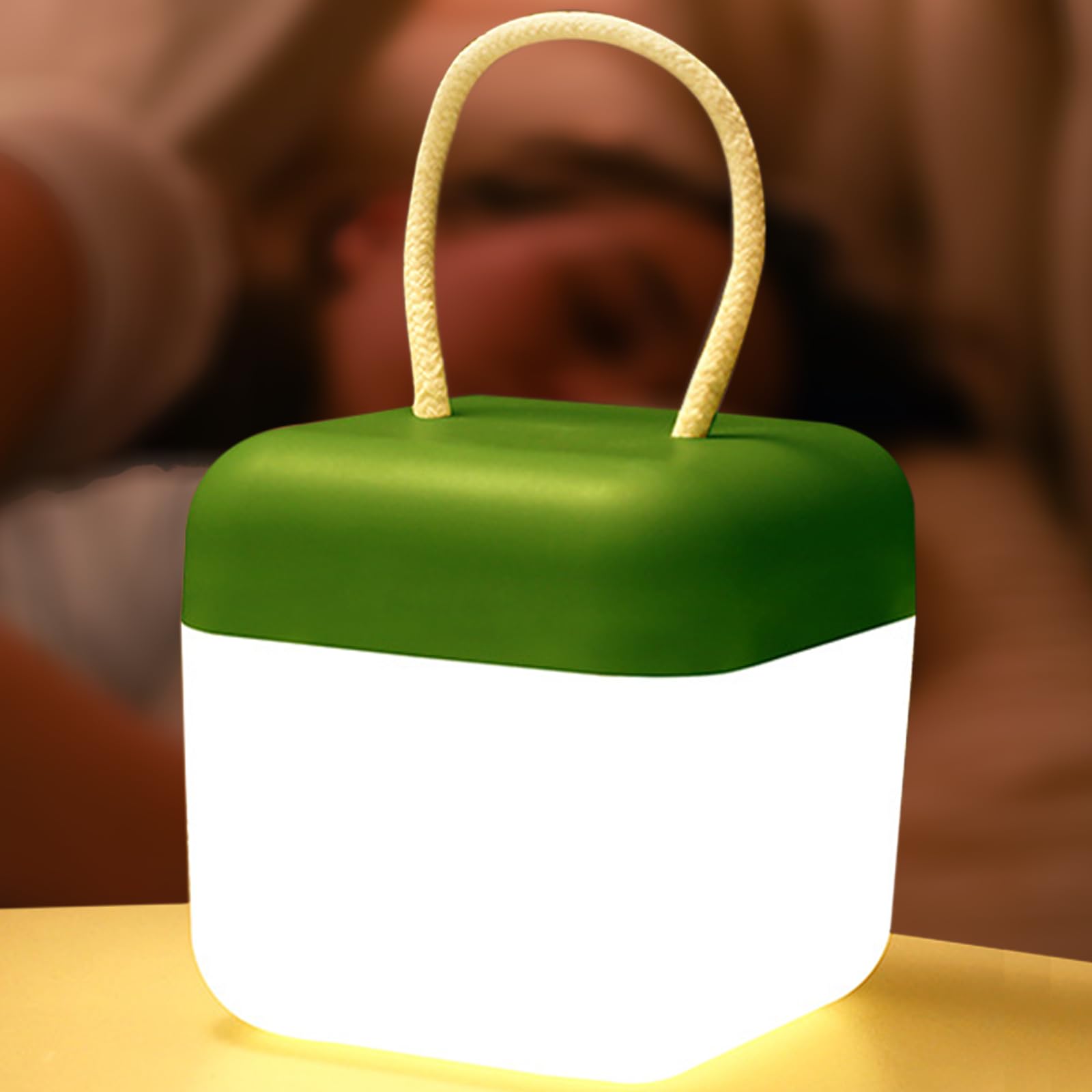 Tragbares Nachtlicht Für Babys, Wiederaufladbare Laterne, Hängelampe Für Kinderzelte, Batteriebetriebene Led-taschenlampe, 3 Farben, Stufenloses Dimmen, Ideal Für Camping Und Schlafzimmer