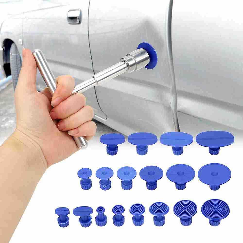 Karosseriereparaturset, Saugnapfabzieher T + 18 Keile, Ausbeulwerkzeug Für Autos, Metall