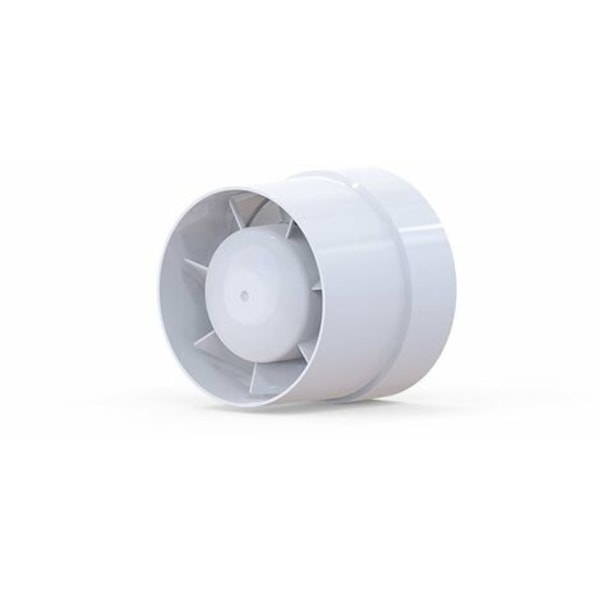 100-mm-rohrventilator, Leise, 12 W, Mischstrom, Energieeffizient, Für Badezimmer, Belüftung, Gewächshaus, Zelt