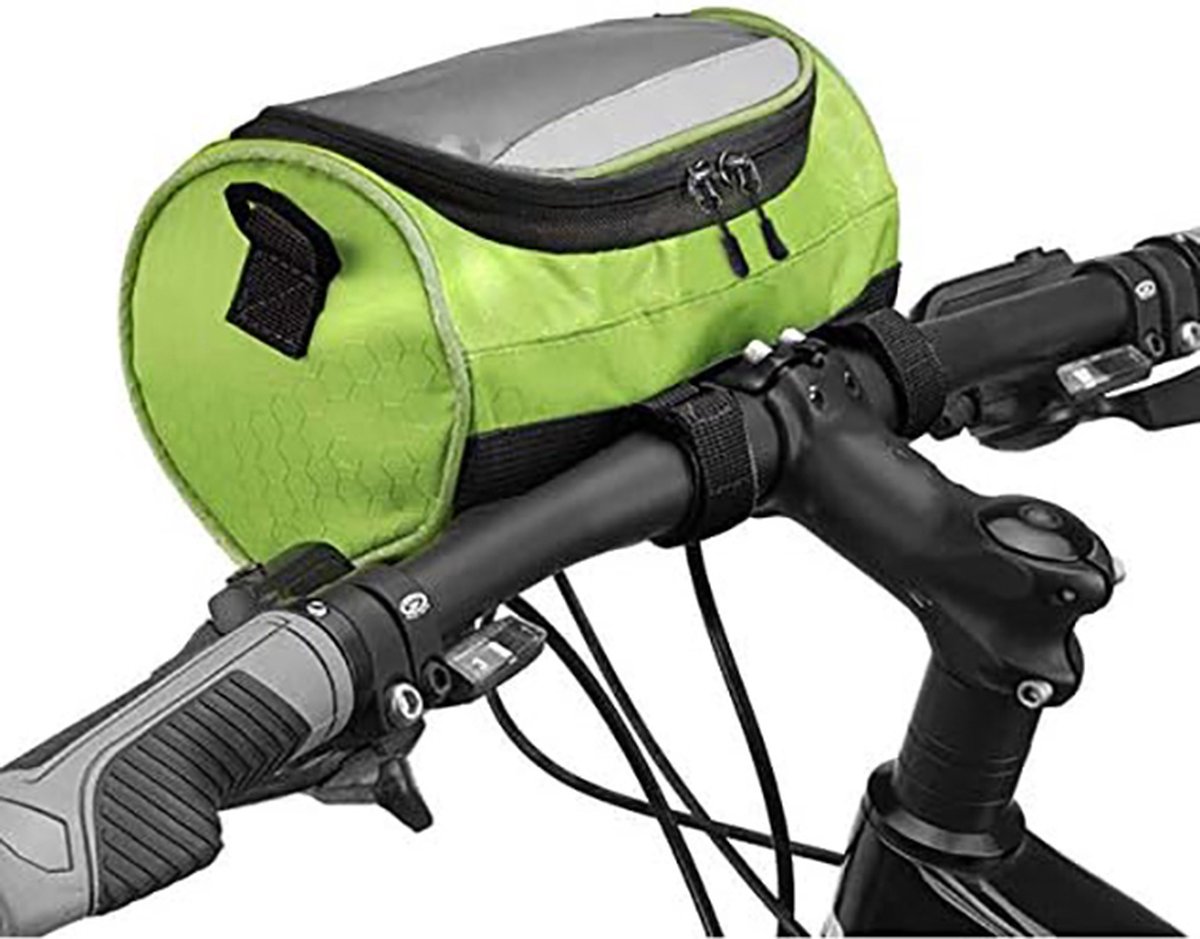Wasserdichte Fahrradlenkertasche Mit Smartphone-halterung – Fahrradtasche Für Erwachsene – Lenkerbefestigung – Handyhalterung Für Fahrräder – Vordertasche Für Rennräder, Mountainbikes Und Motorräder –