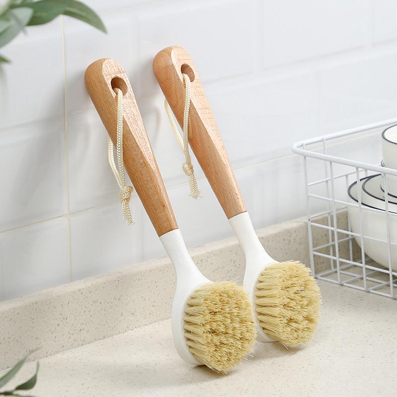Schmutzfreie Spülbürste Mit Griff, Zubehör Zum Reinigen Von Geschirr Und Töpfen, Küchenreinigungswerkzeuge (2er-set)