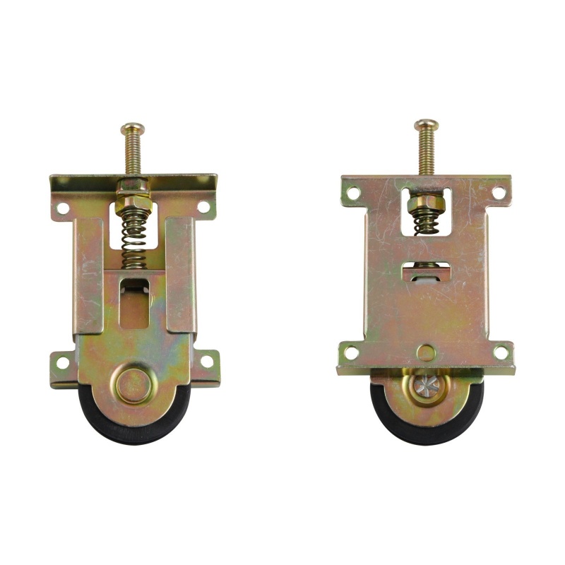 Set Mit 2 Schiebetürrollen Für Kleiderschränke: Ersatz-kugellagerrollen Für Spiegeltüren Mit Holz- Und Metallrahmen.
