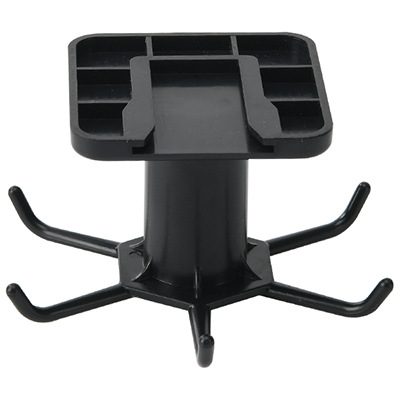 Küchenorganizer-set (2-teilig), 360° Drehbarer Utensilienhalter Mit 6 Haken, Aufbewahrung Auf Der Arbeitsplatte Ohne Bohren, Gewürz- Und Utensilienhalter