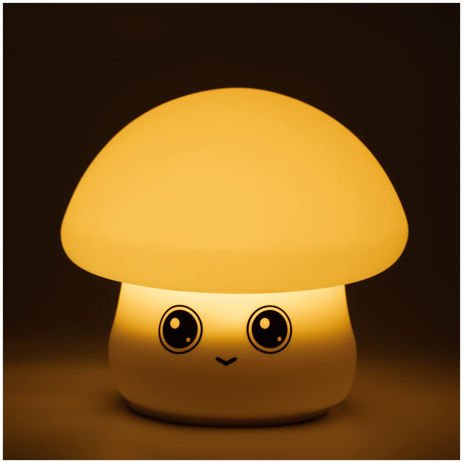 Wiederaufladbare Pilz-nachtlampe, Pilz-bettlampe, 7 Farben, Niedliche Zimmerdekoration, Kawaii-geschenk Für Kinder Und Babys