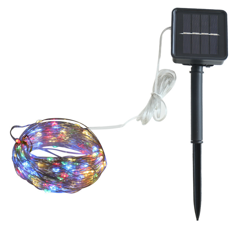 20 M Lange, Wasserfeste Und Solarbetriebene Led-lichterkette Für Den Außenbereich Mit 200 Leds.