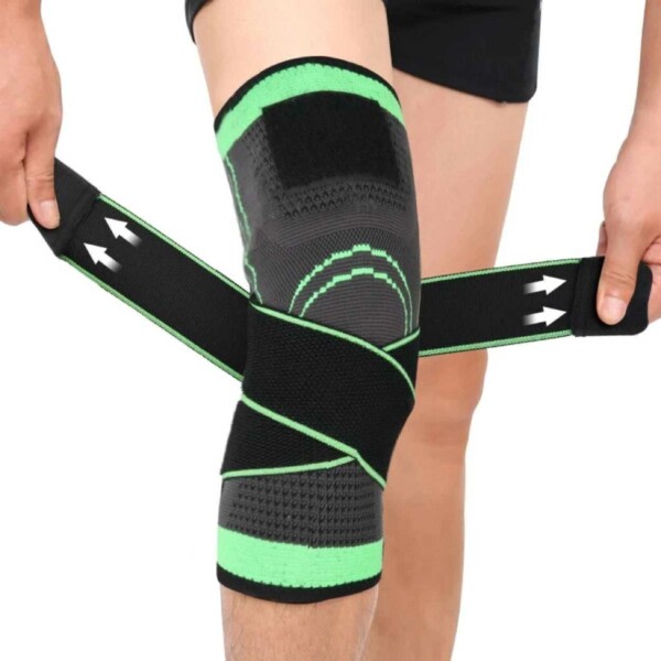 Verstellbare Kniebandage Mit Kompression – Größe M – Knieunterstützung Für Sport, Fitness Und Regeneration