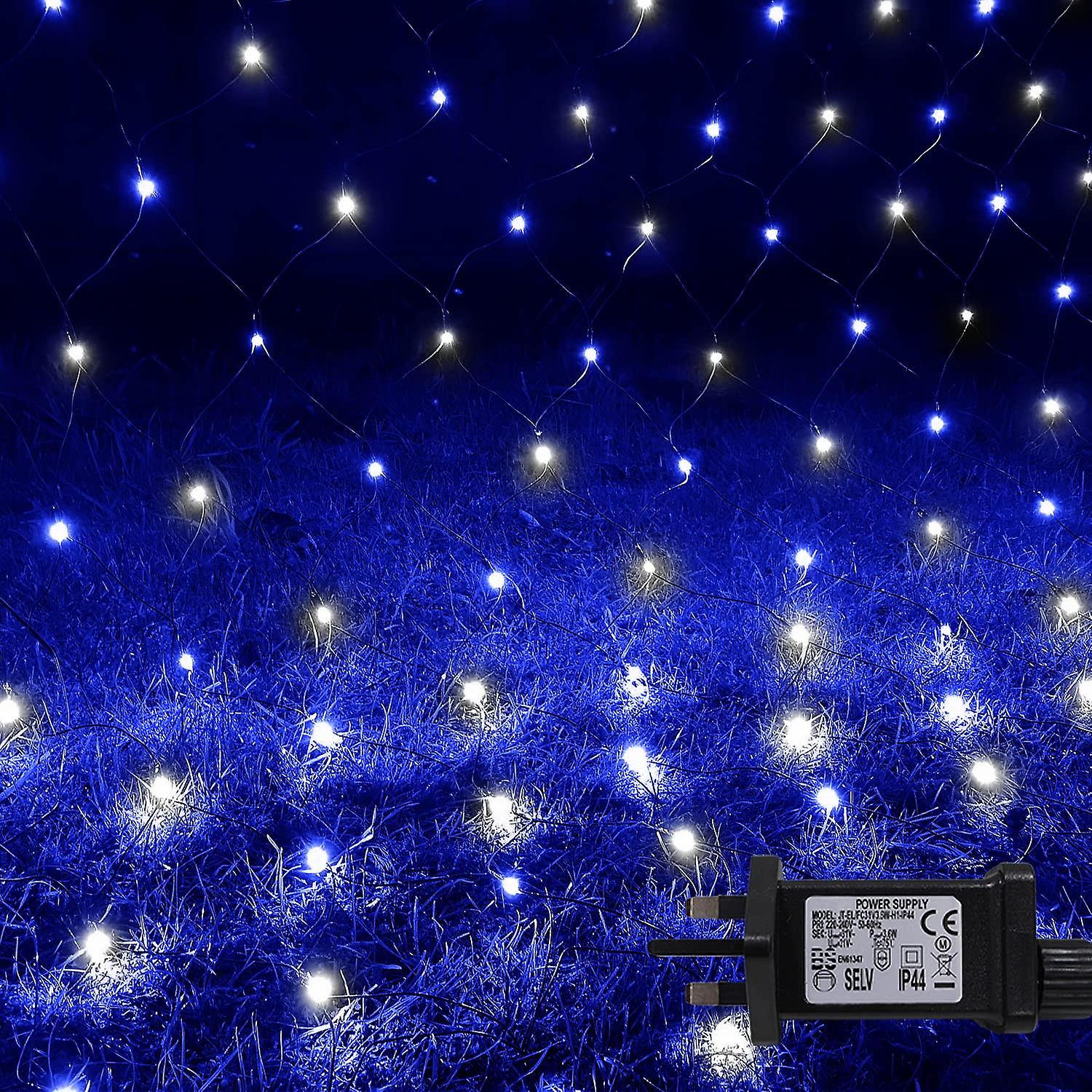 Led-weihnachtslichterkette, Netz Für Baum-, Fenster-, Garten- Und Partydekorationen