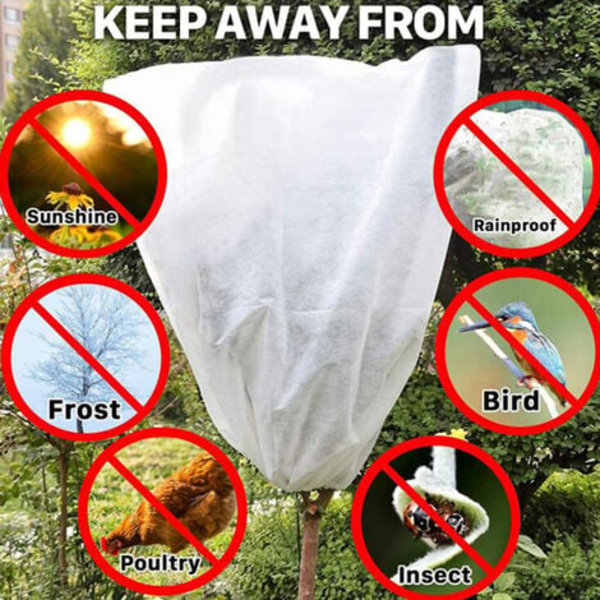 Set Mit 3 Isolierenden Schutzhüllen Für Sträucher, Winterfrostschutz Für Gartenpflanzen Und Kleine Bäume Gegen Kälte