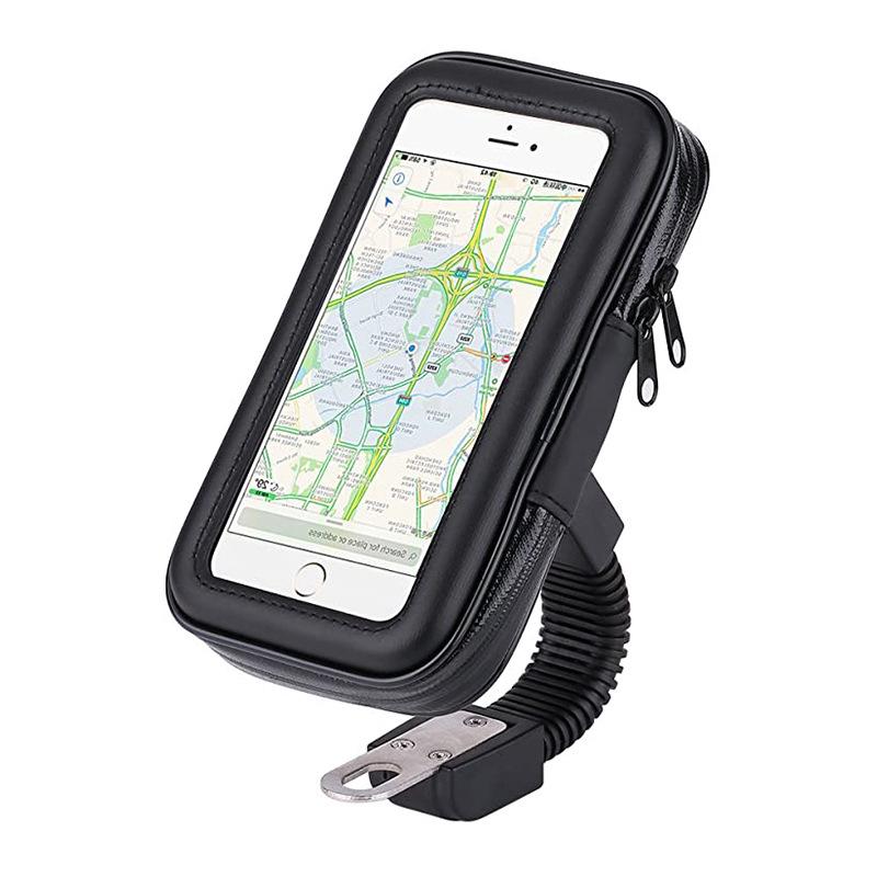 Wasserdichte Handyhalterung Für Motorräder Und Fahrräder, Rückspiegelhalterung, Gps-navigation, Wasserabweisende Tasche