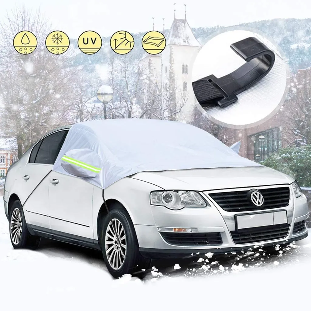 Auto-windschutzscheibenabdeckung, Abnehmbarer, Faltbarer Winterschutz, Frostschutz-windschutzscheibenabdeckung, Schnee- Und Eisschutzfolie