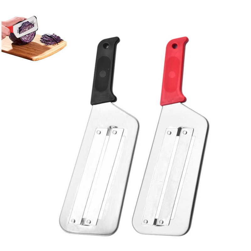 2-teiliges Set – Kohlhobel – Multifunktionales Gemüsemesser – Küchenmandoline – Küchenutensil – Edelstahlreibe – Zum Schneiden Von Kohl Und Gemüse