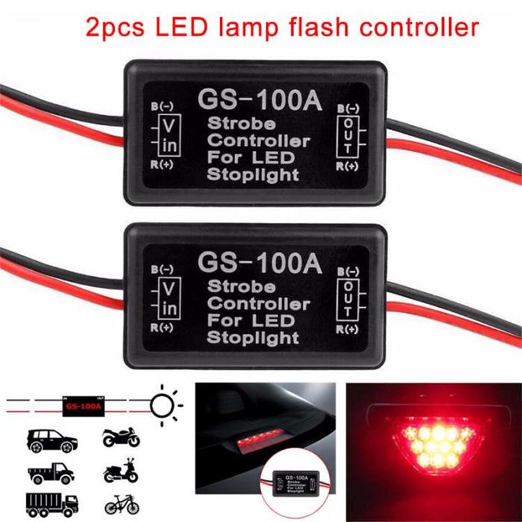 2 Led-autorückleuchten Mit Gs-100a-controller, Fahrzeugsteuergerät, 2er-set