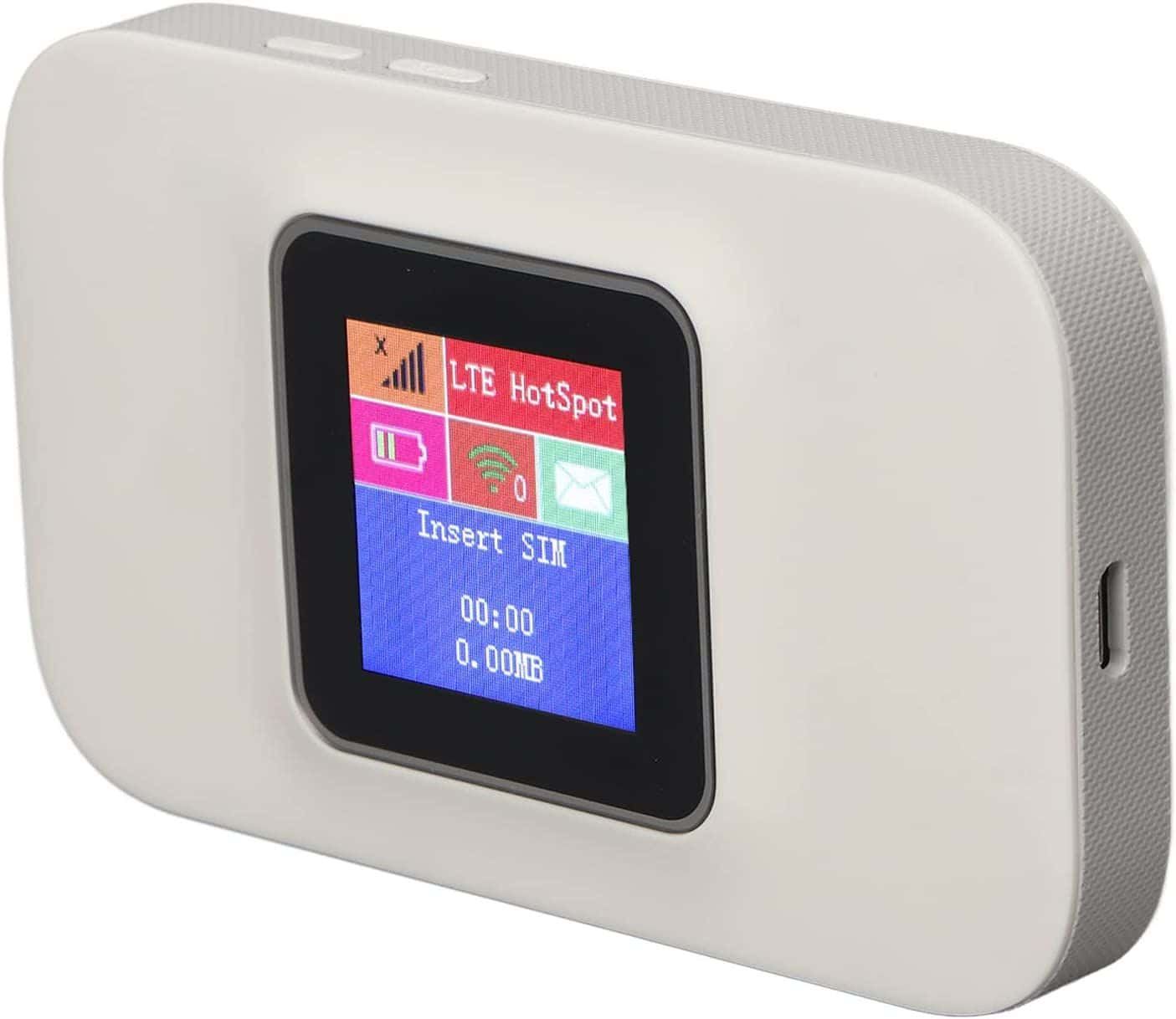 Kompakter Mobiler 5g-wlan-router, 300-mbit/s-lte-hotspot Mit Sim-kartensteckplatz, Sofort Einsatzbereit, Für Telearbeit Und Unternehmen In Europa