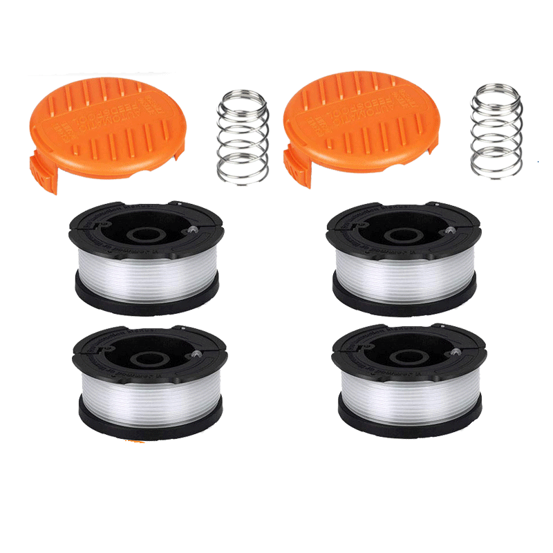 Black & Decker Trimmerfadenspule, 2 Mm Schneidfaden (4 Nylonfäden, 2 Schutzhüllen, 2 Federn)