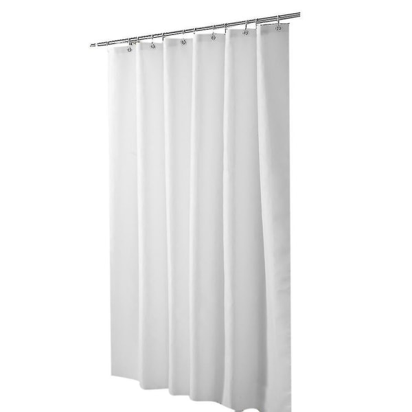 Wasserdichter Duschvorhang Für Badezimmer, Weißer Badvorhang 150x180 Cm