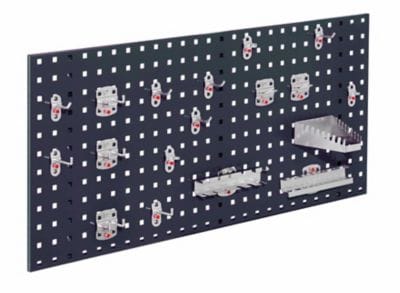 Kappes ®RasterPlan Einsteigerset 6 1x Lochplatte 1000x450mm 1x Werkzeughaltersortiment 18-teilig Anthrazitgrau RAL 7016