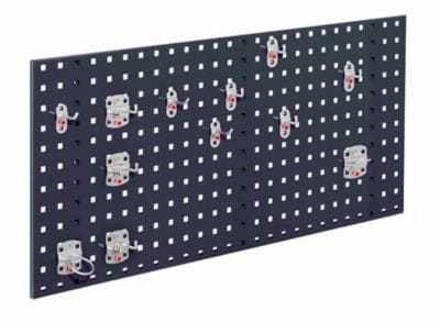 Kappes ®RasterPlan Einsteigerset 2 1x Lochplatte 1000x450mm 1x Werkzeughaltersortiment 12-teilig Anthrazitgrau RAL 7016