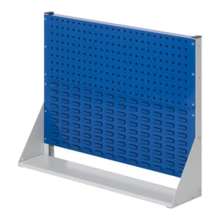 Kappes ®RasterPlan Stellwände einseitig Größe 2 - 1x Lochplatte 1x Schlitzplatte Enzianblau RAL 5010