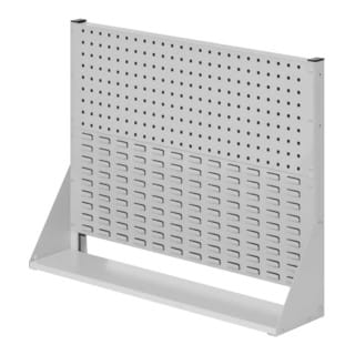 Kappes ®RasterPlan Stellwände einseitig Größe 2 - 1x Lochplatte 1x Schlitzplatte Lichtgrau RAL 7035