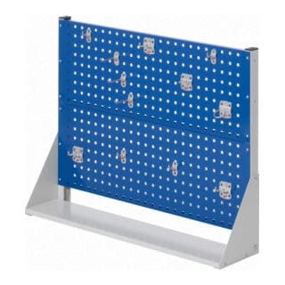 Kappes ®RasterPlan Stellwände einseitig Größe 2 - 2x Lochplatten 1x Werkzeughaltersortiment 10-teilig Enzianblau RAL 5010