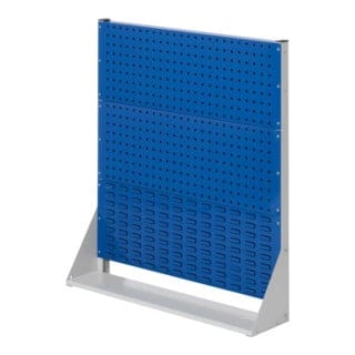 Kappes ®RasterPlan Stellwände einseitig Größe 3 - 2x Lochplatten 1x Schlitzplatte Enzianblau RAL 5010