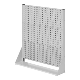 Kappes ®RasterPlan Stellwände einseitig Größe 3 - 2x Lochplatten 1x Schlitzplatte Lichtgrau RAL 7035