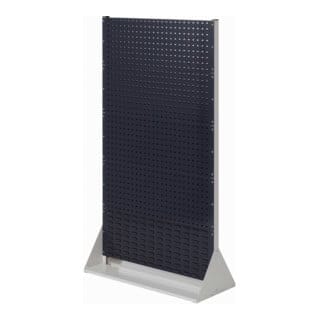 Kappes ®RasterPlan Stellwände doppelseitig Größe 5 - 8x Lochplatten 2x Schlitzplatten Anthrazitgrau RAL 7016