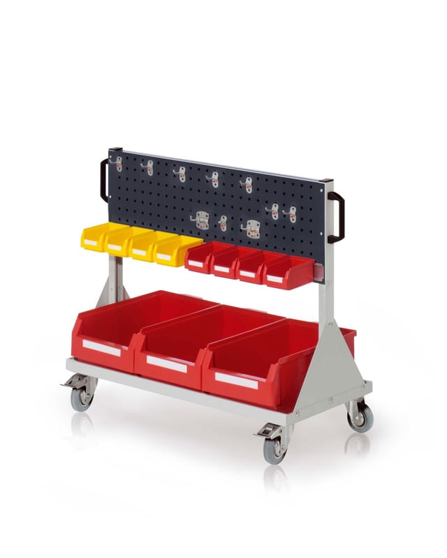 Kappes RasterMobil® Größe 2 - 1000x890x500mm - 2x Lochplatten - 24-teilig - anthrazitgrau