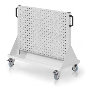 Kappes RasterMobil® Größe 2 - 1000x890x500mm - 4x Lochplatte 4-teilig - lichtgrau
