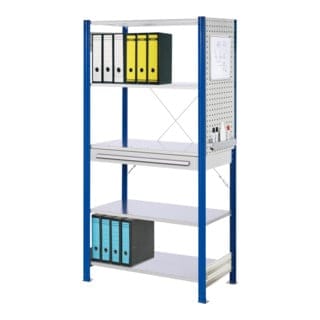 Kappes ®RasterPlan Steckregale 2000x1000x500mm Modell 2 enzianblau