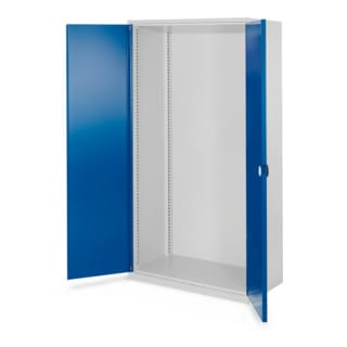 Kappes Schwerlastschränke ohne Mitteltrennwand 1950x1000x600mm Modell 40 Doppelwandtüren enzianblau