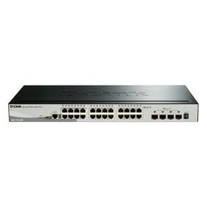 D-LINK DGS-1510-28X 28-Port Gigabit stackable Smart Managed Switch 24x 10/100/1000Mbps 4x 10G SFP+ (