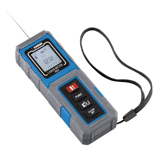 Fervi - laser entfernungmesser abstandsmesser distanzmesser 40m ML40
