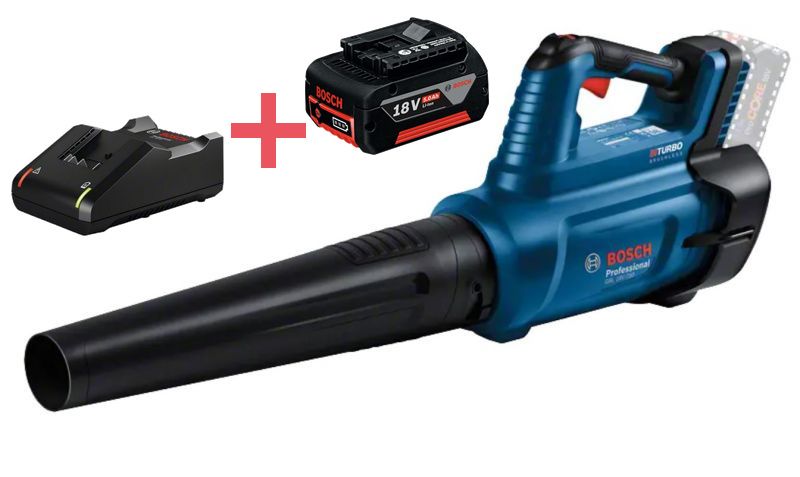 Bosch Akku-gebläse Gbl 18v-750, Inkl. 5 Ah Bosch-akku Und Ladegerät 06008d2000a