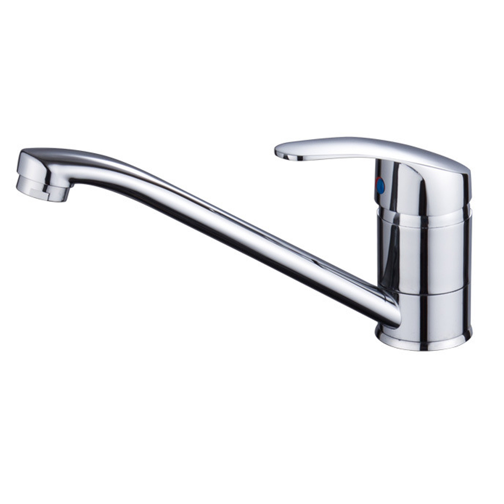 Einhebel-spültischarmatur, Einhebel-küchenarmatur, Chrom, Silber, S