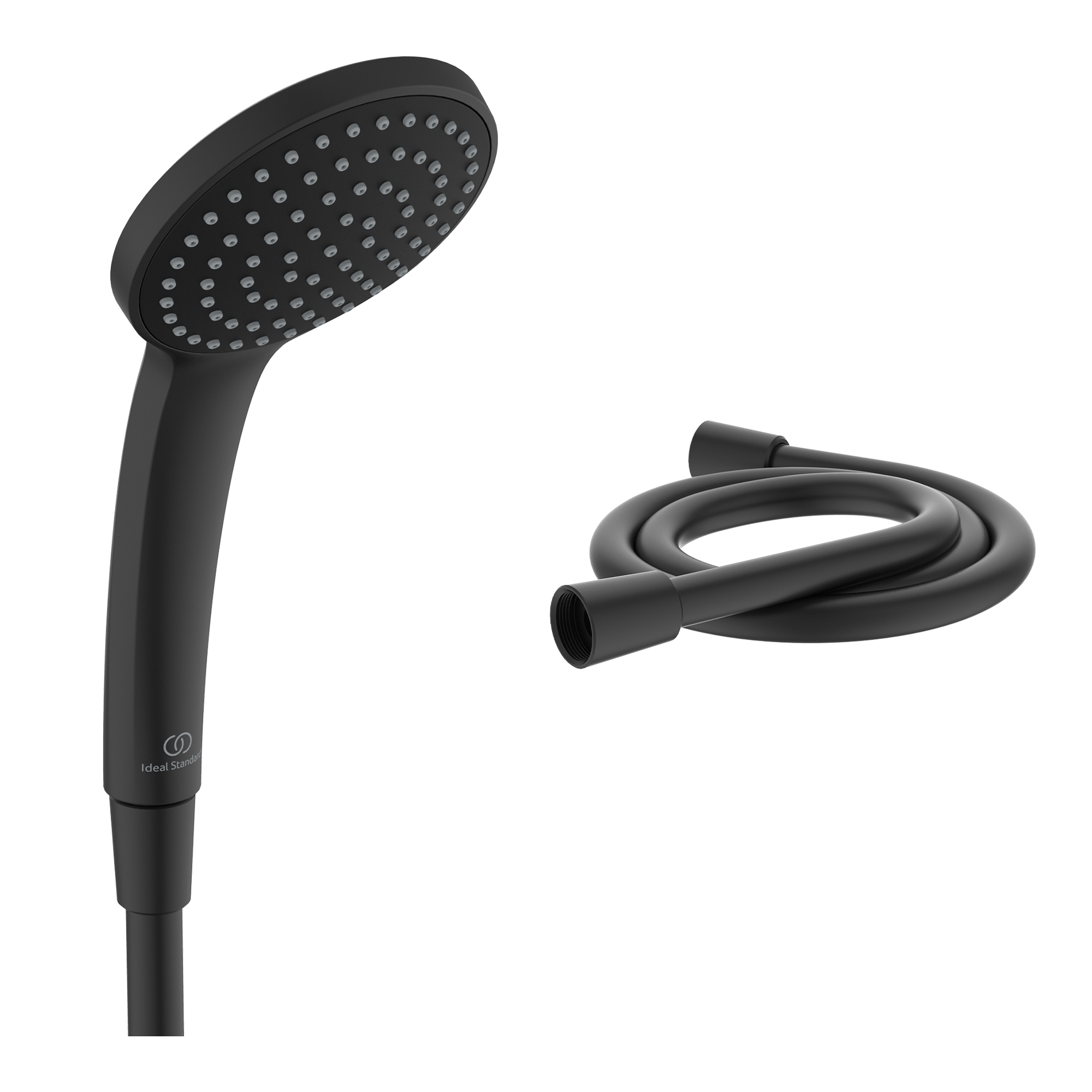 Ideal Standard Alero Handbrause-set, 1-funktionhandbrause Und Schlauch ✔ Schwarz