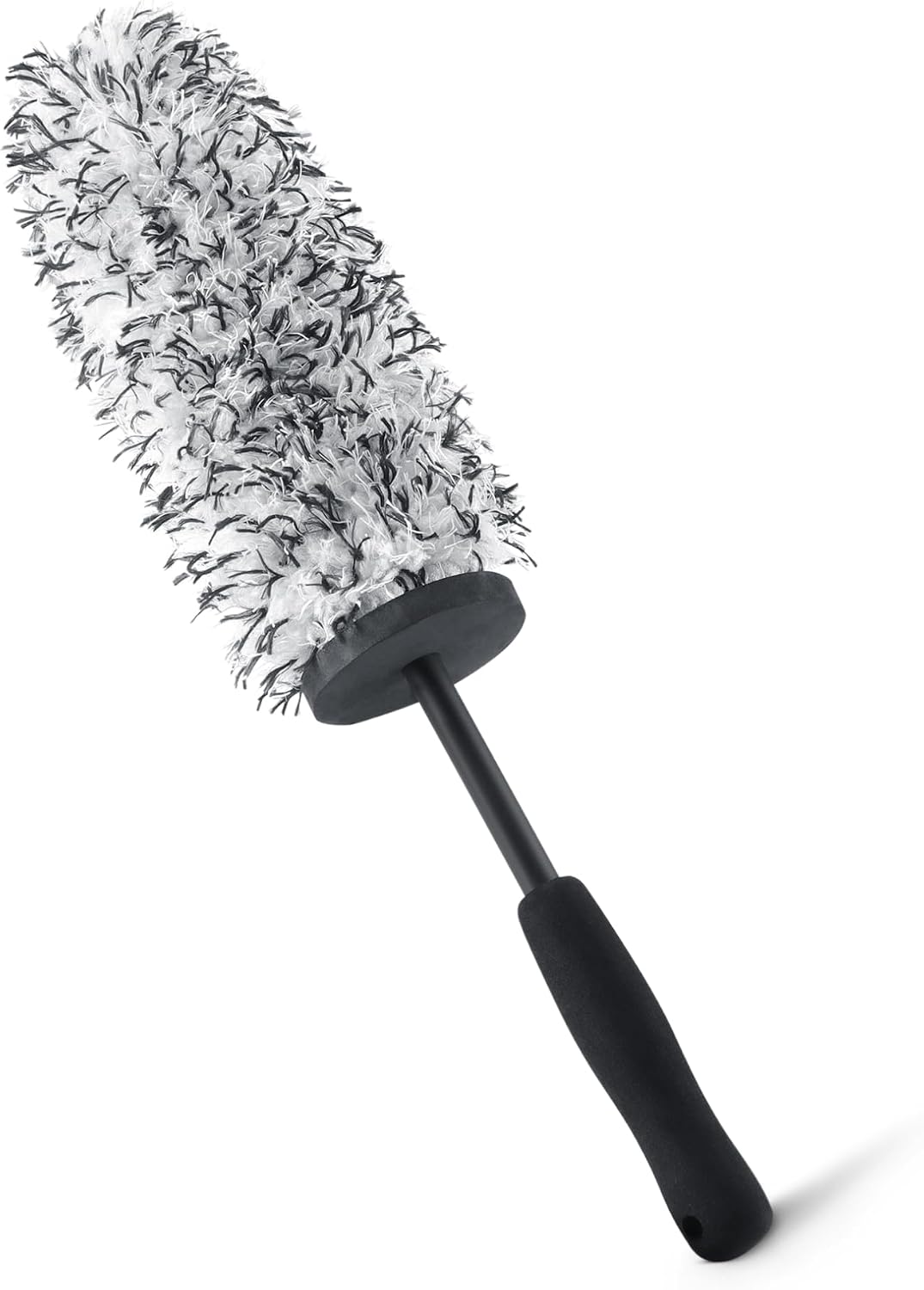 Mikrofaser-reinigungsbürste Für Felgen Und Fahrzeugdetails, 42 Cm Lang, Grau