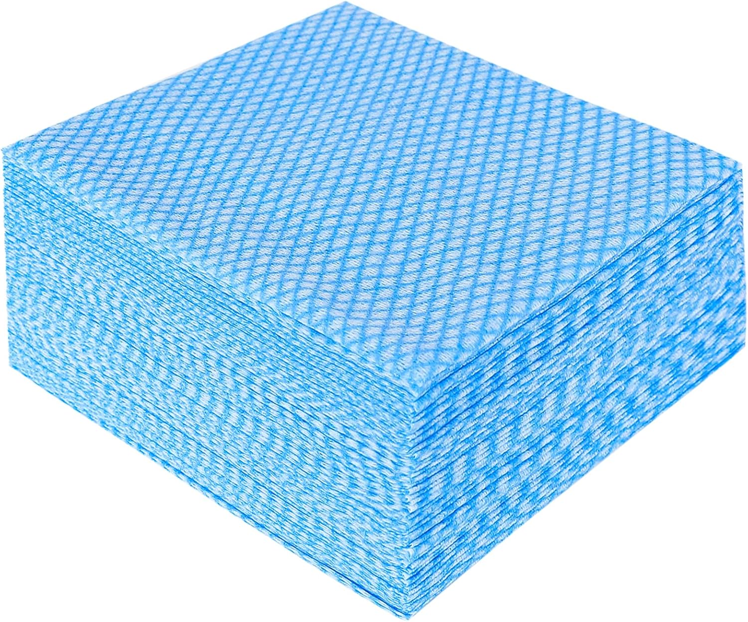 Blaues, Nicht Gewebtes Einwegtuch Aus Mikrofaser, 35 X 40 Cm